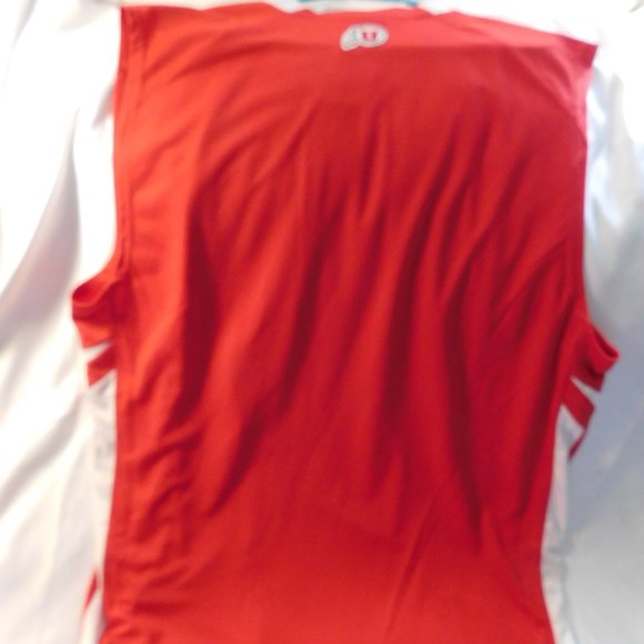 Under Armour Heat Gear UTAH NCAA Red Jersey Men's XXL NEW - Picture 6 of 7